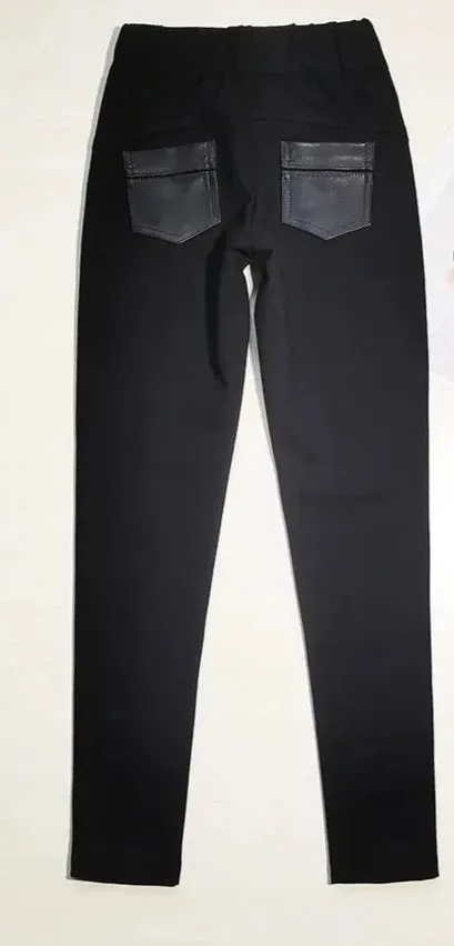 Genuine Leather Sheepskin Pants Slim Fit