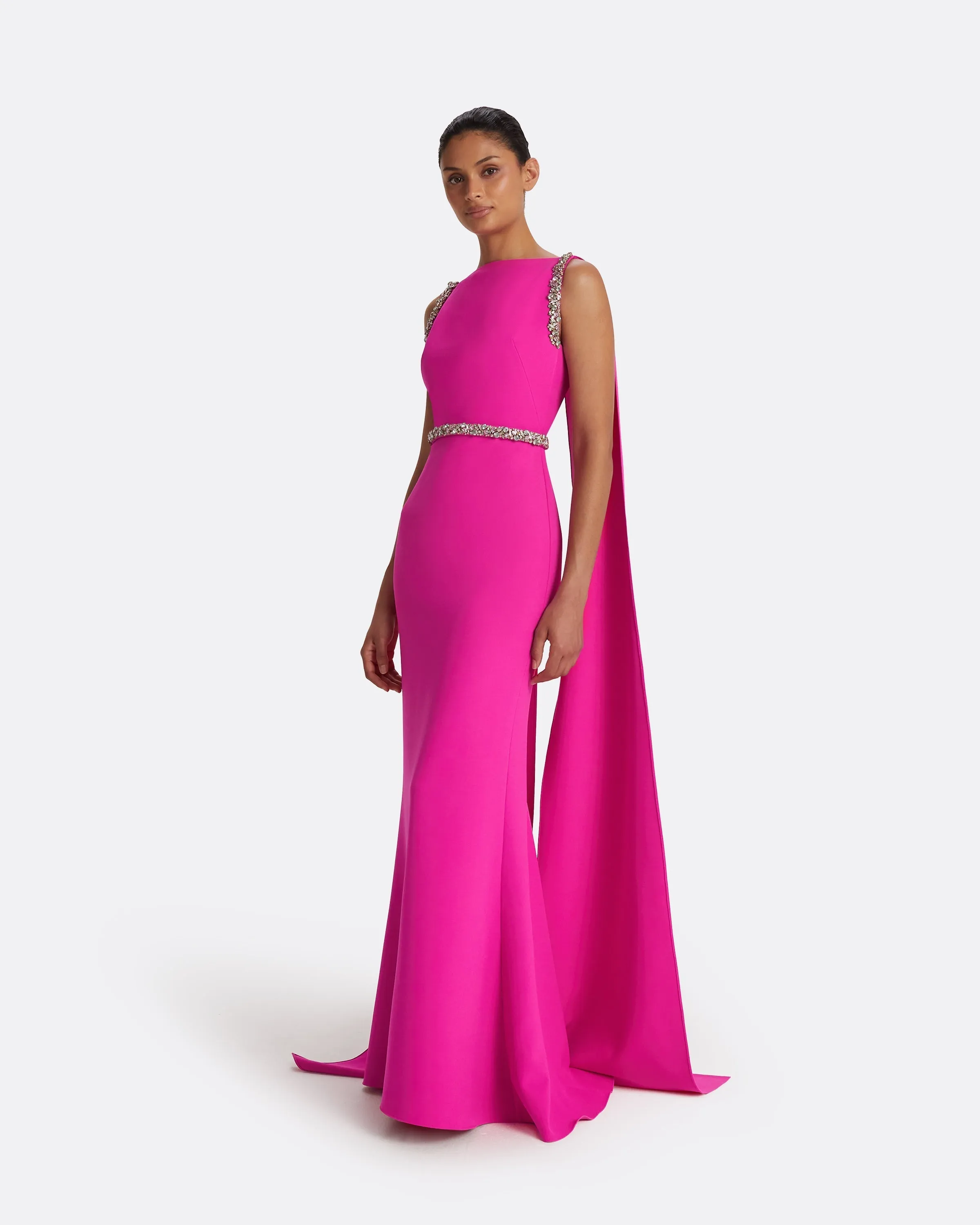 Ginevra Wild Strawberry Long Dress