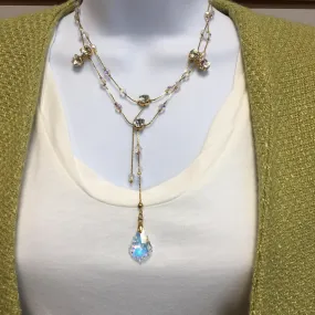 Gold Layer Drop Necklace
