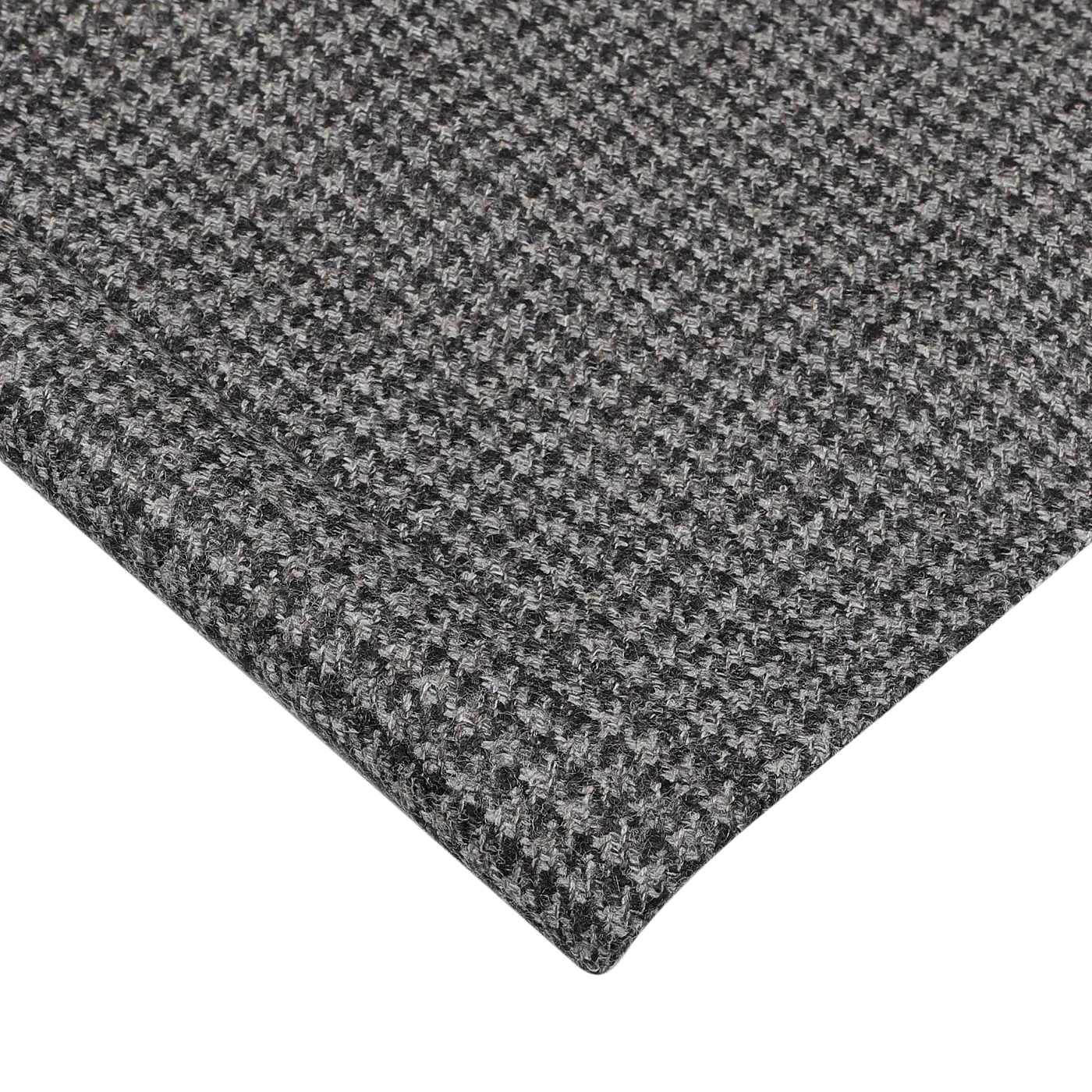 Grey Dogtooth Wool Drop 6 Blazer