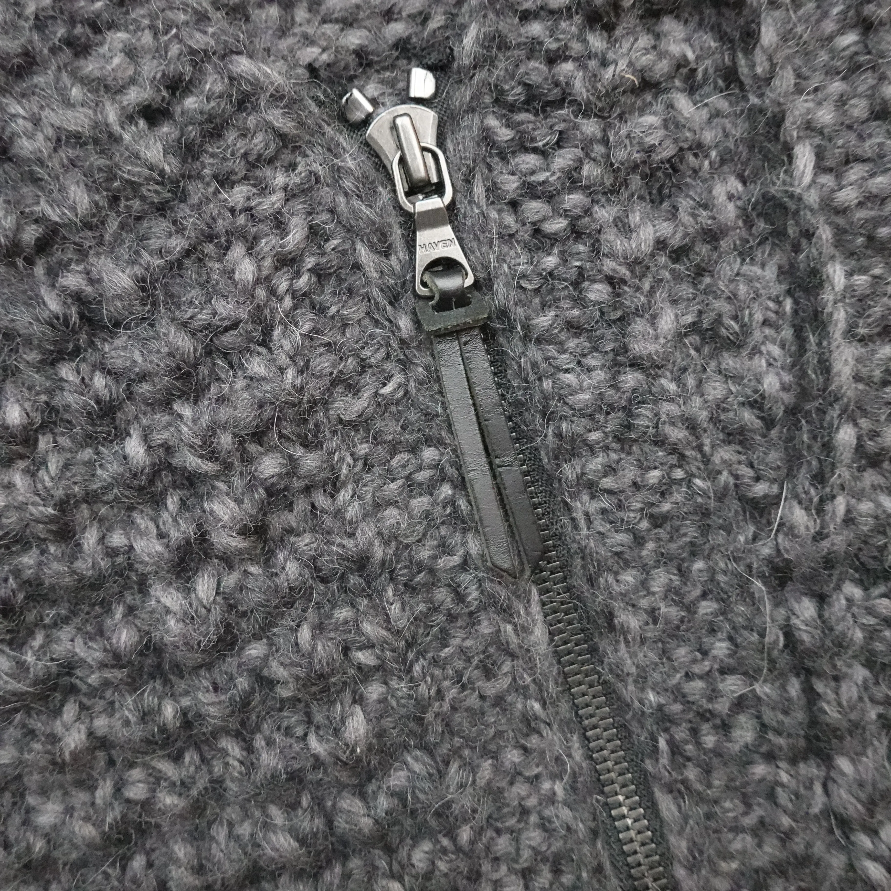 Haven Hand Knitted  Canadian  Wool Vest - Size M