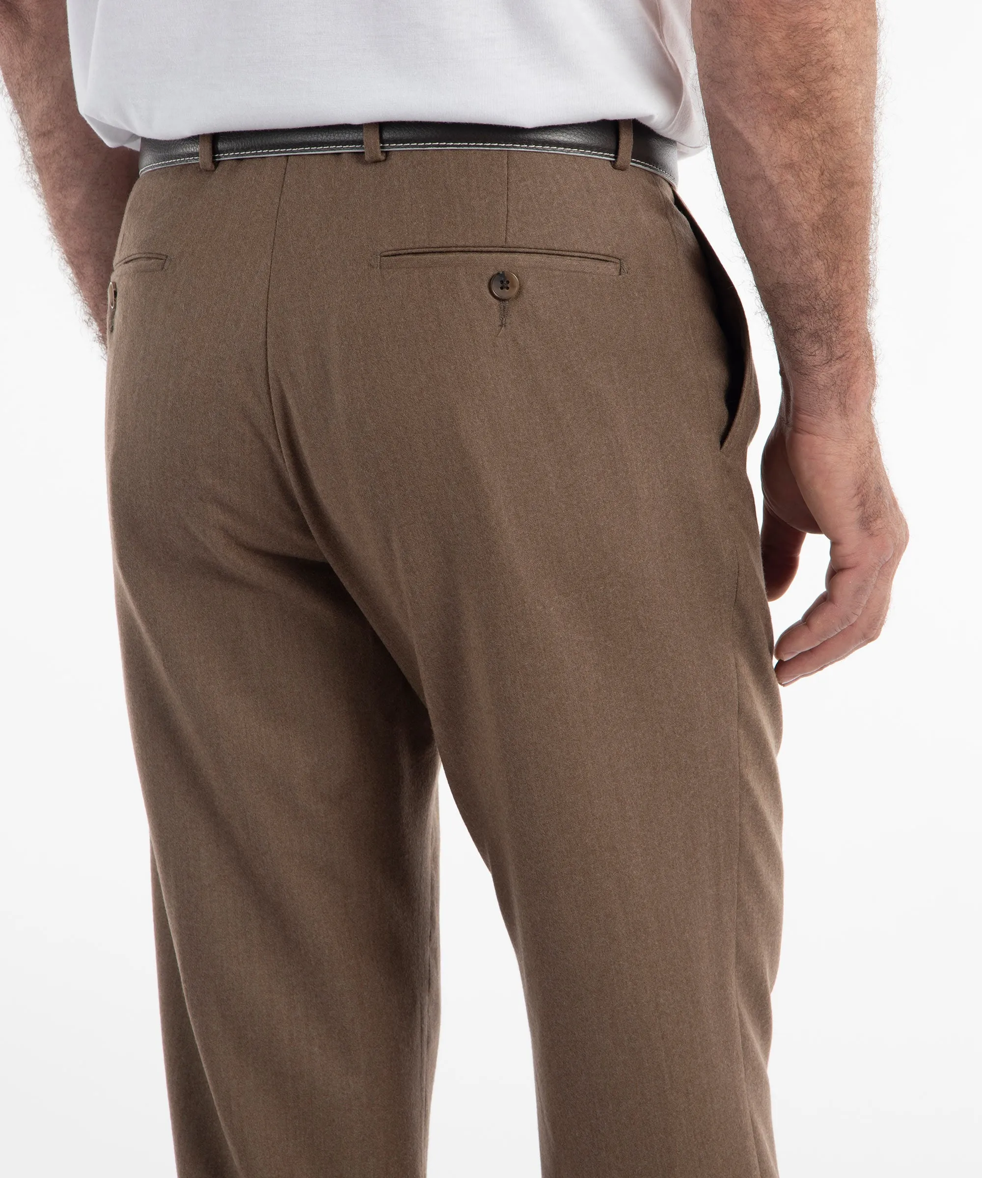 Heritage Italian Solid Wool/Cashmere Dress Pant