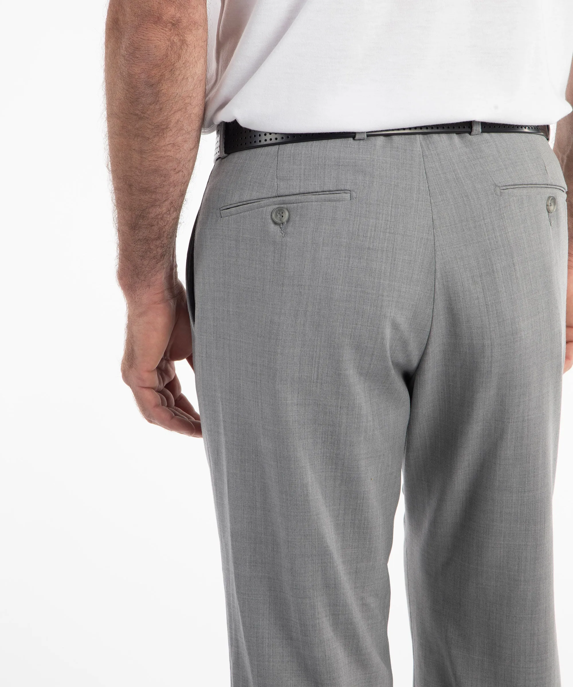 Heritage Italian Solid Wool/Cashmere Dress Pant
