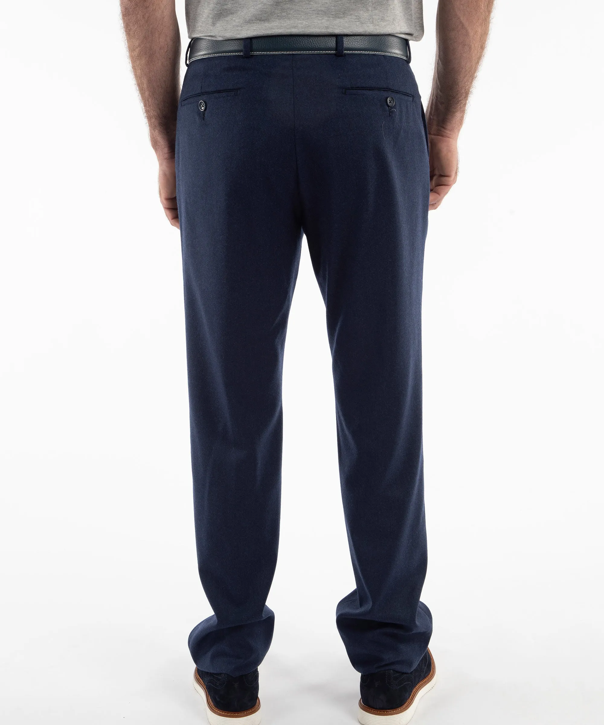 Heritage Italian Solid Wool/Cashmere Dress Pant