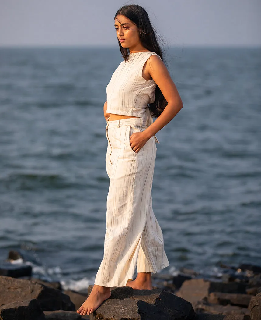 High Waist Crop Pants