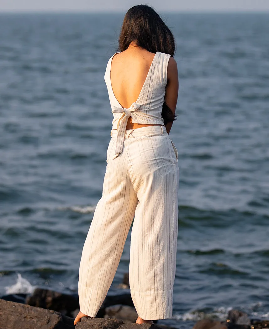 High Waist Crop Pants