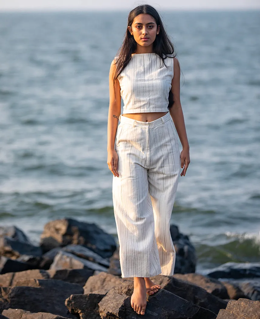 High Waist Crop Pants