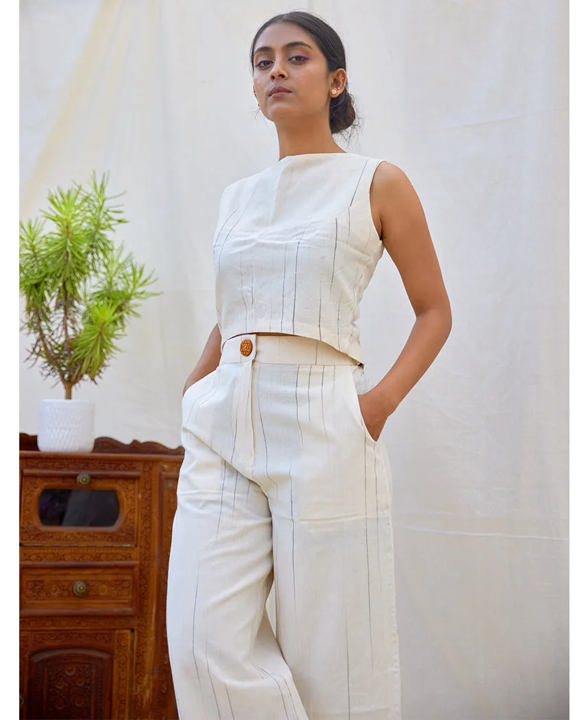 High Waist Crop Pants