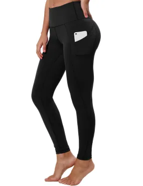 High Waist Side Pockets Jogging Pants jetblack_Jogging
