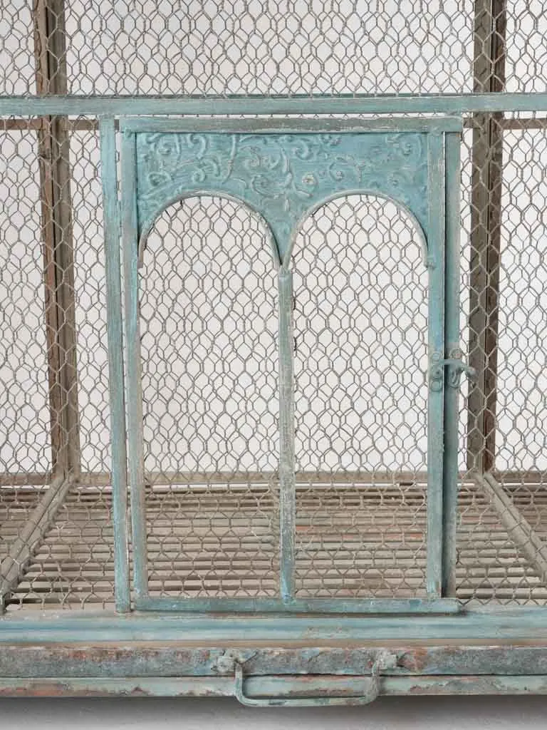 Huge Napoleon III antique French birdcage 59"