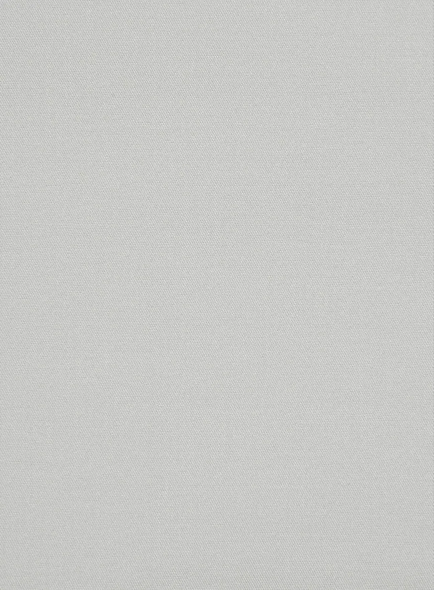 Italian Light Gray Cotton Pants