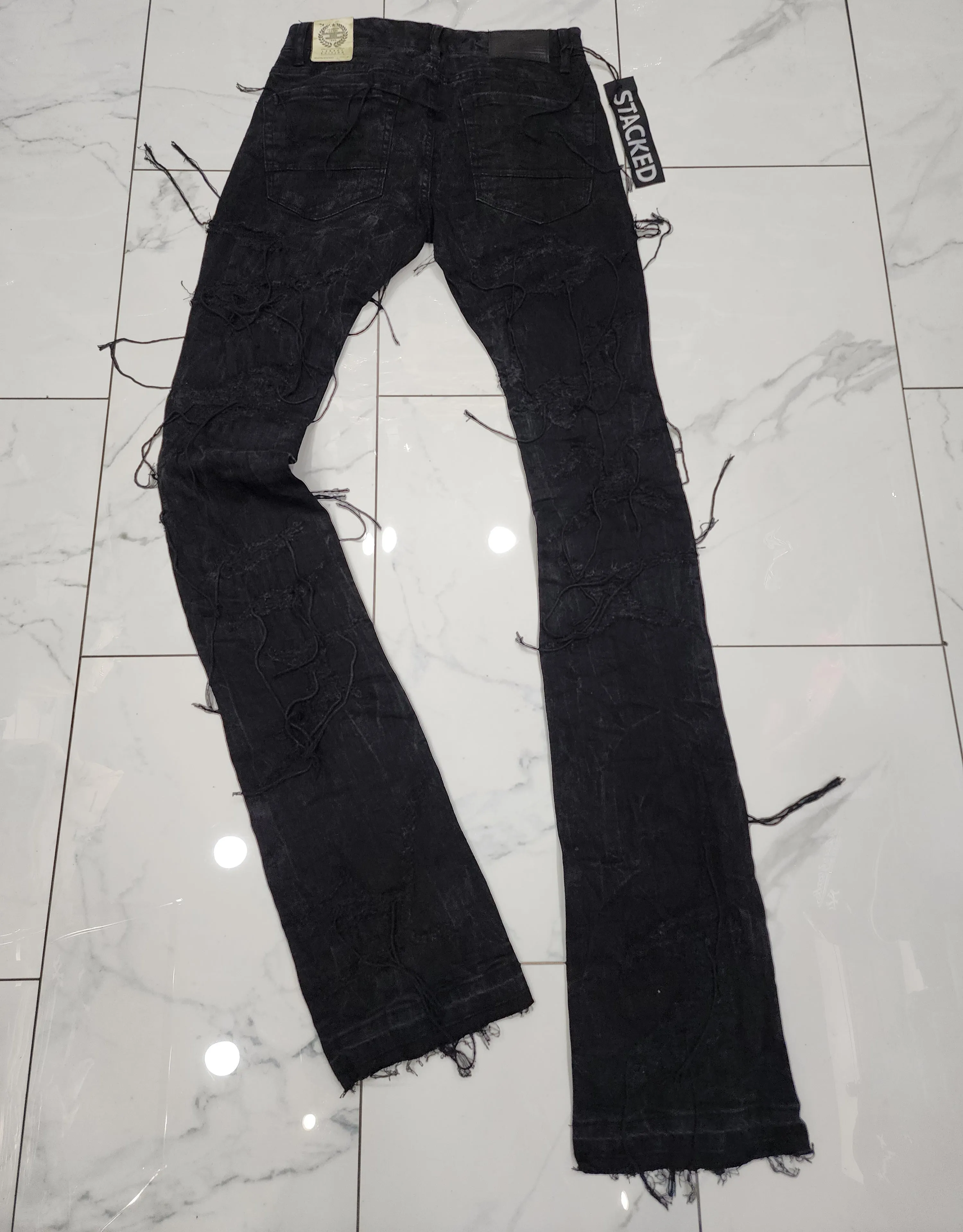 Jordan Craig Martin Stacked Wilder Denim (Noir)