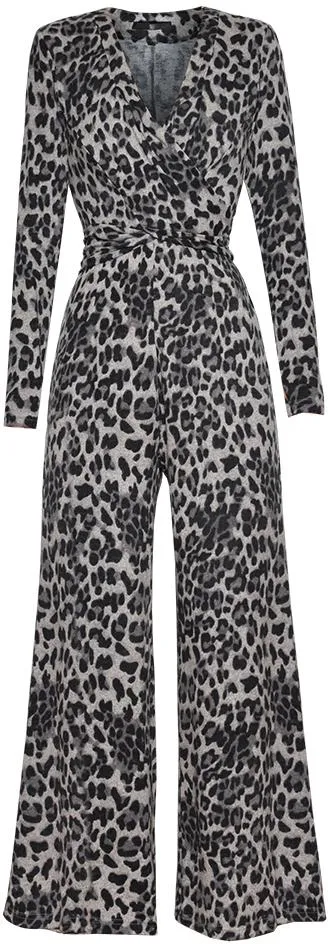 Leopard Print Jumpsuit