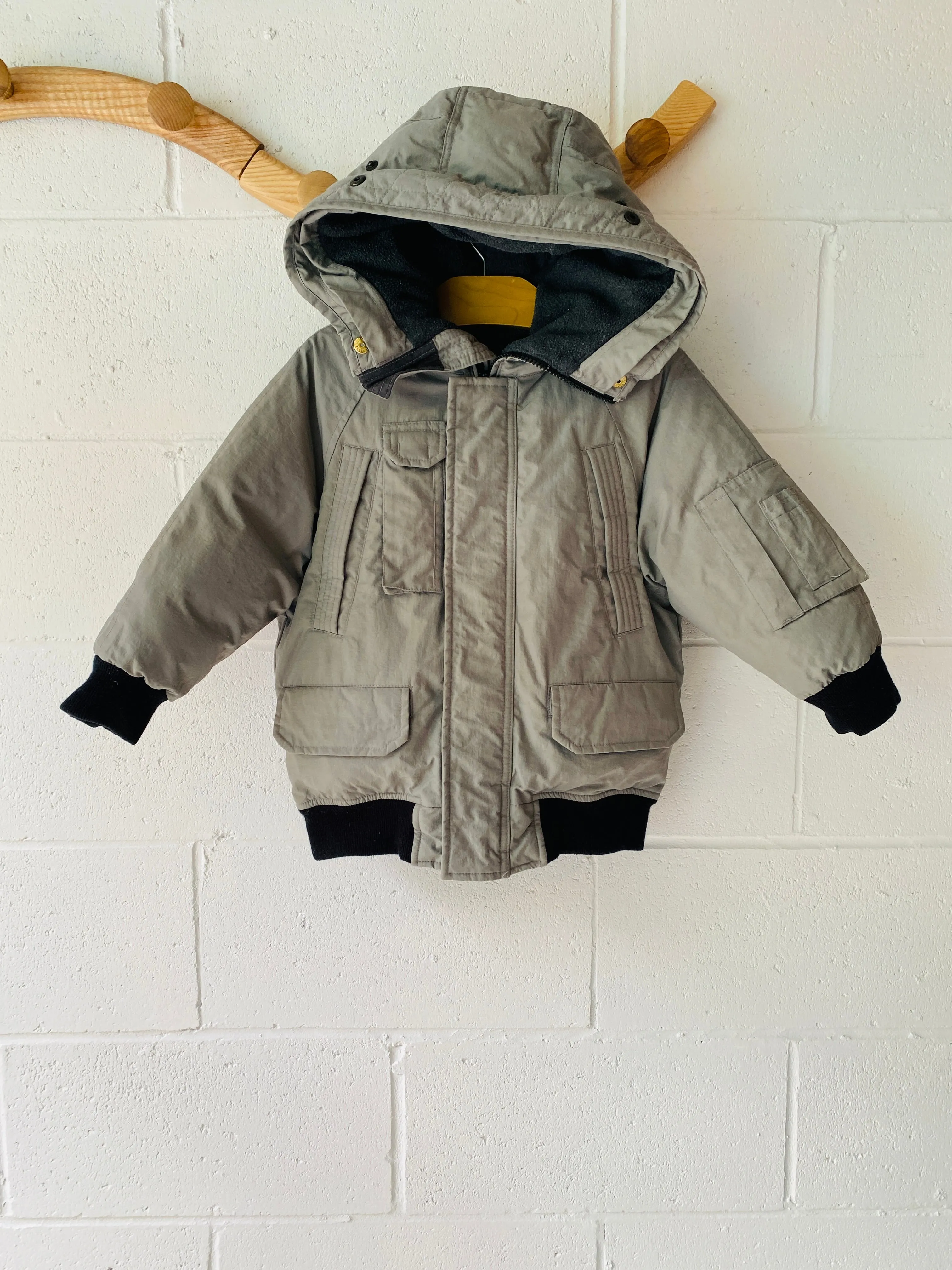 Light Grey Puffer Coat, 4-5 years (XS)