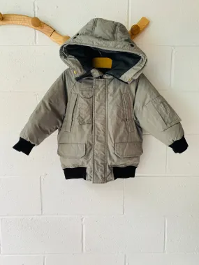 Light Grey Puffer Coat, 4-5 years (XS)