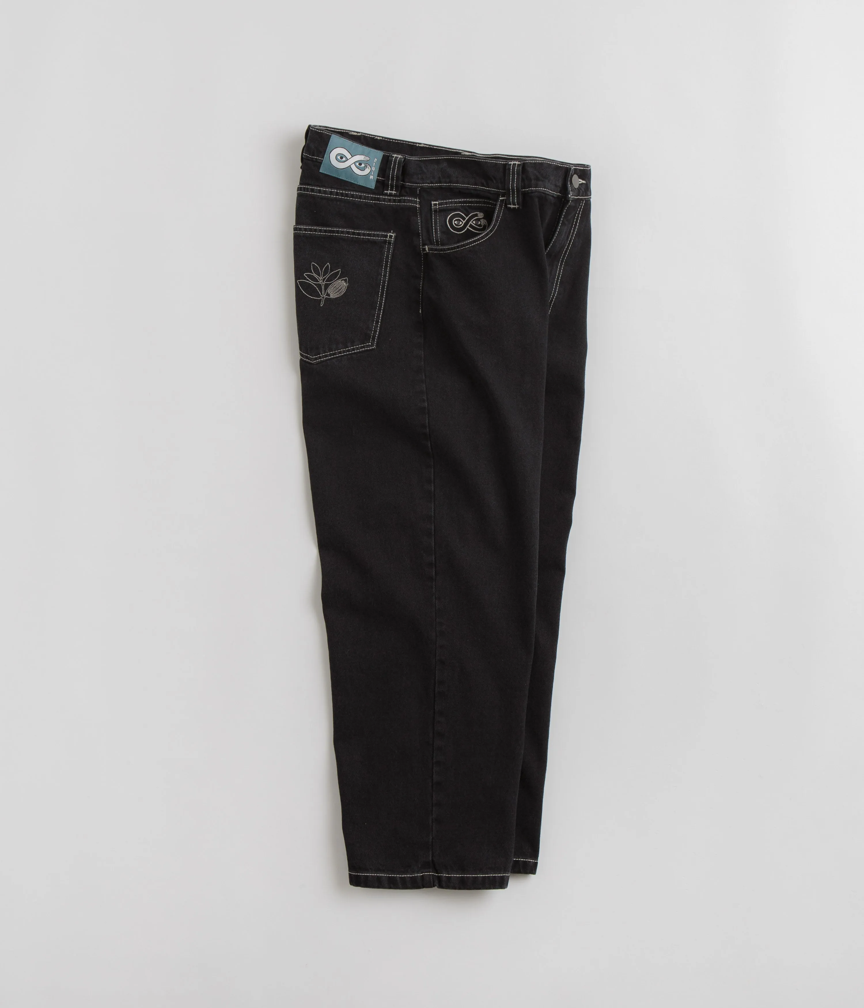 Magenta OG Stitch Jeans - Black Denim