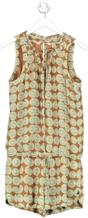 Maison Scotch Multicoloured Printed Sleeveless Jumpsuit UK S/M