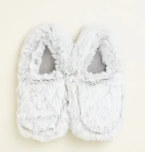 Marshmallow Gray Warmies Slippers