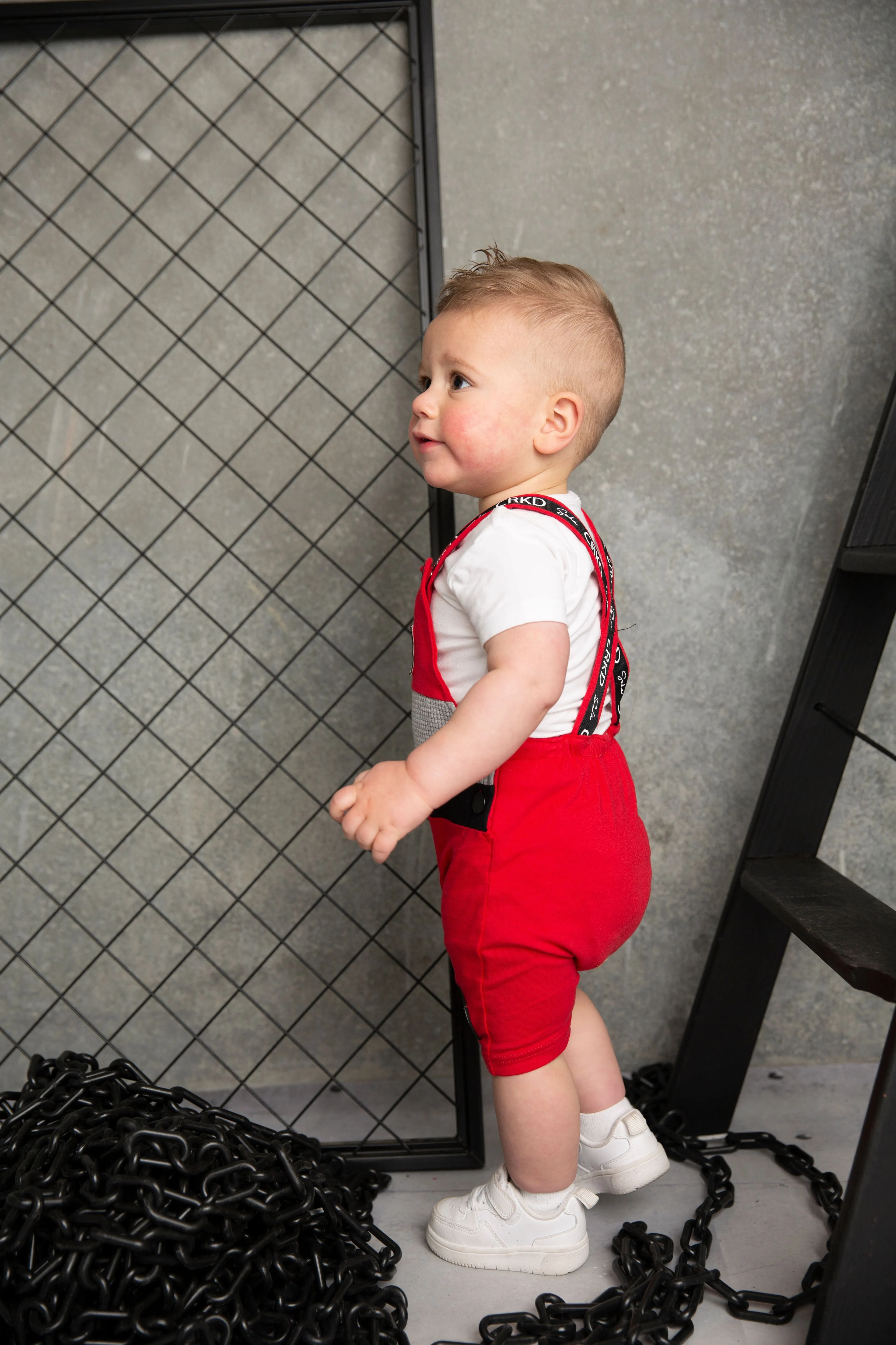 Maxwell Overall Set - Red