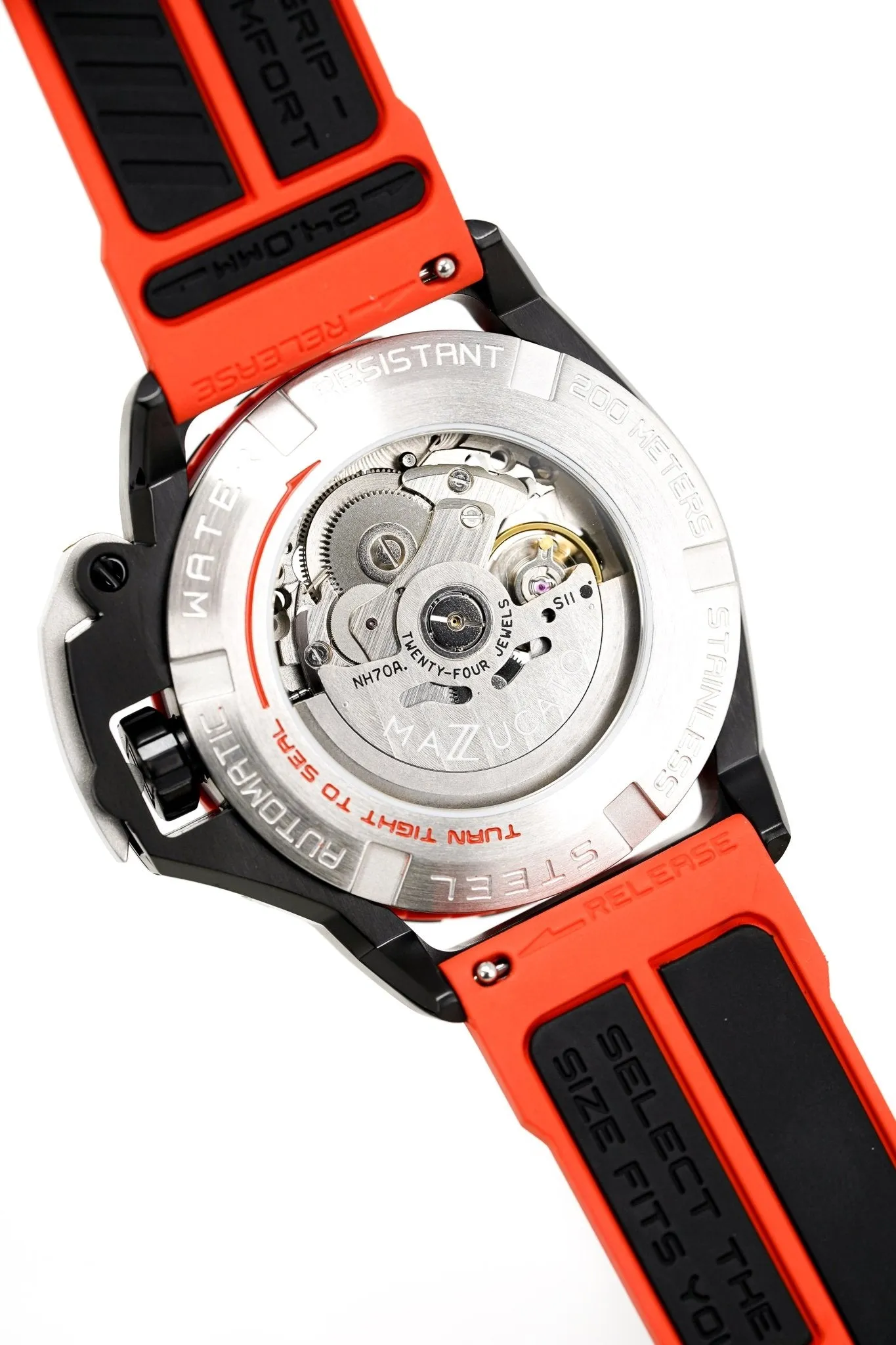 Mazzucato RIM SUB Men's Automatic Watch Orange SK3-OR