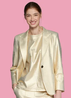 Metallic Gold Blazer
