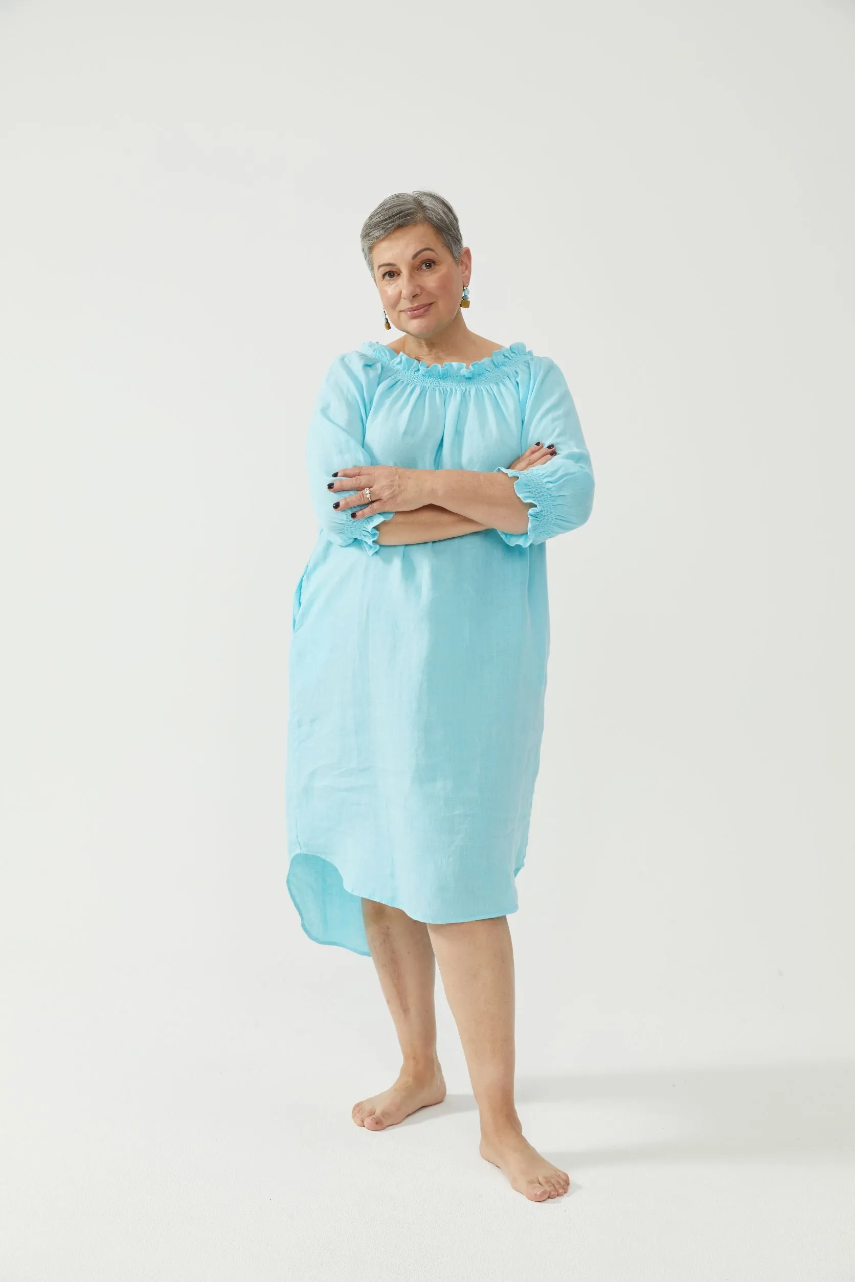 Mia Dress Turquoise
