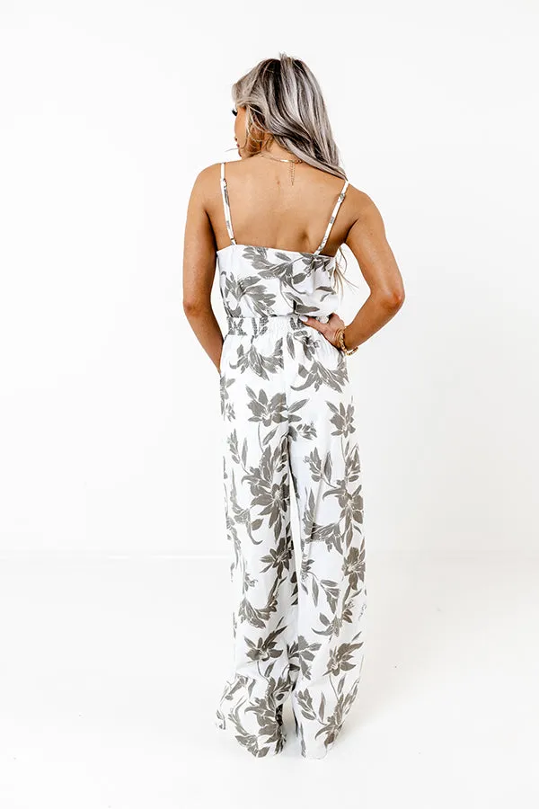 Miami Skyline High Waist Linen-Blend Pants