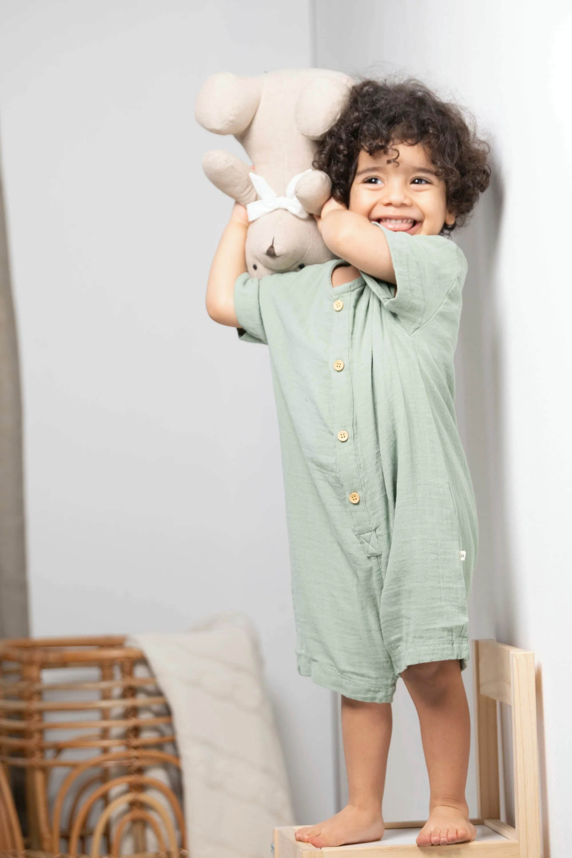 Mint Green Baby Onesie