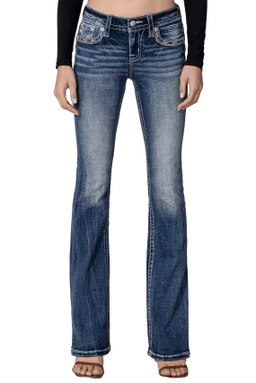 Miss Me Boot Cut Tribal Road Jeans