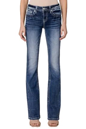 Miss Me Women's Victorian Dream Bootcut Jean