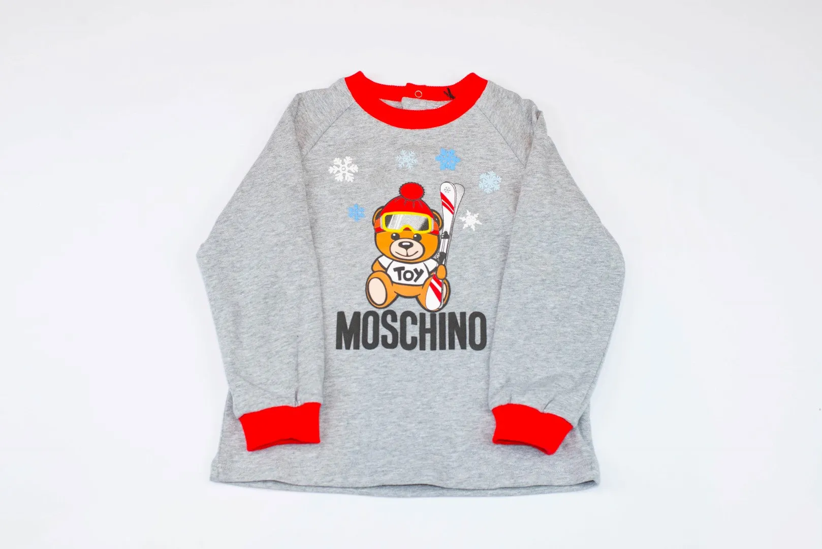 MOSCHINO T-SHIRT AND PANTS SET WITH SKI TOY BEAR