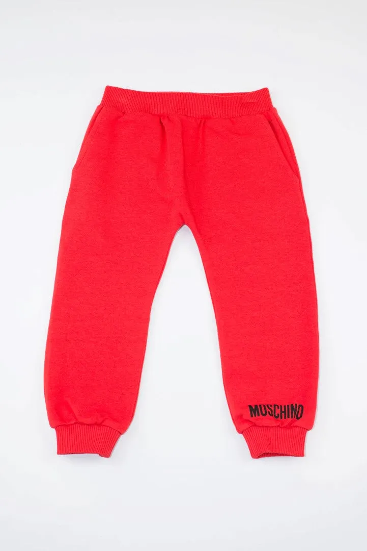MOSCHINO T-SHIRT AND PANTS SET WITH SKI TOY BEAR