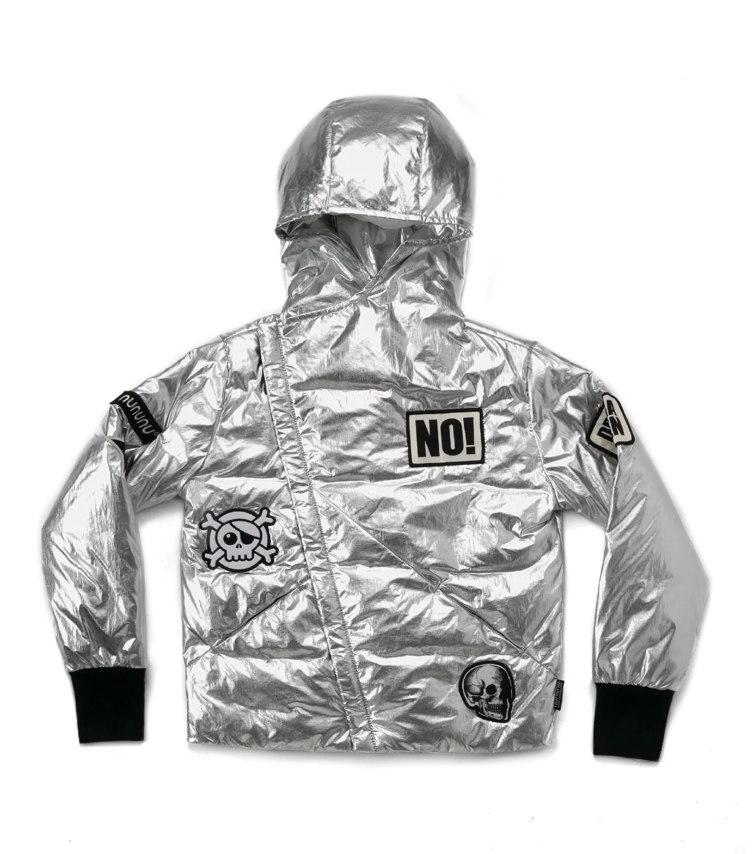 Nununu Super Patch Down Jacket | Silver