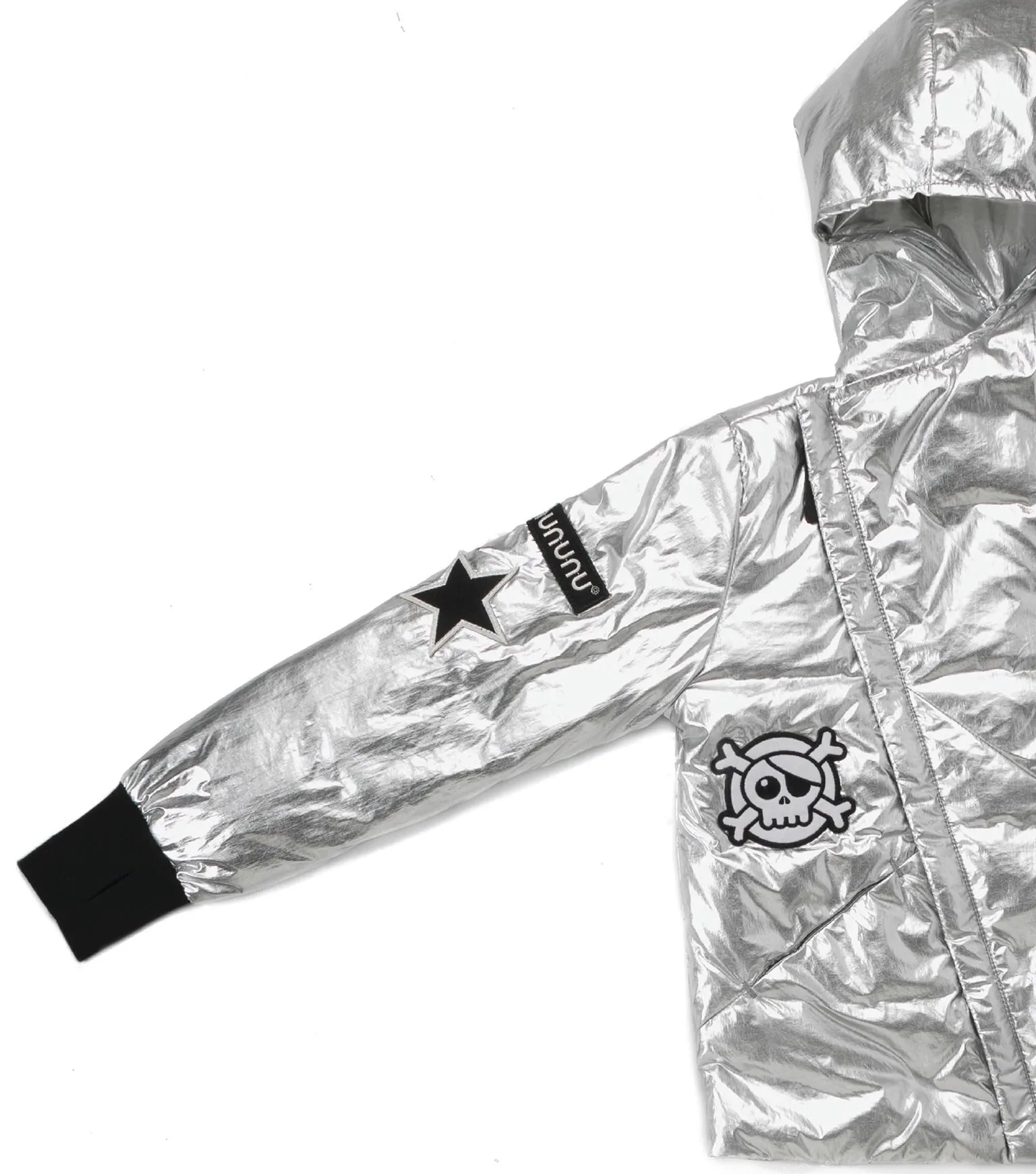 Nununu Super Patch Down Jacket | Silver