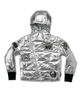 Nununu Super Patch Down Jacket | Silver