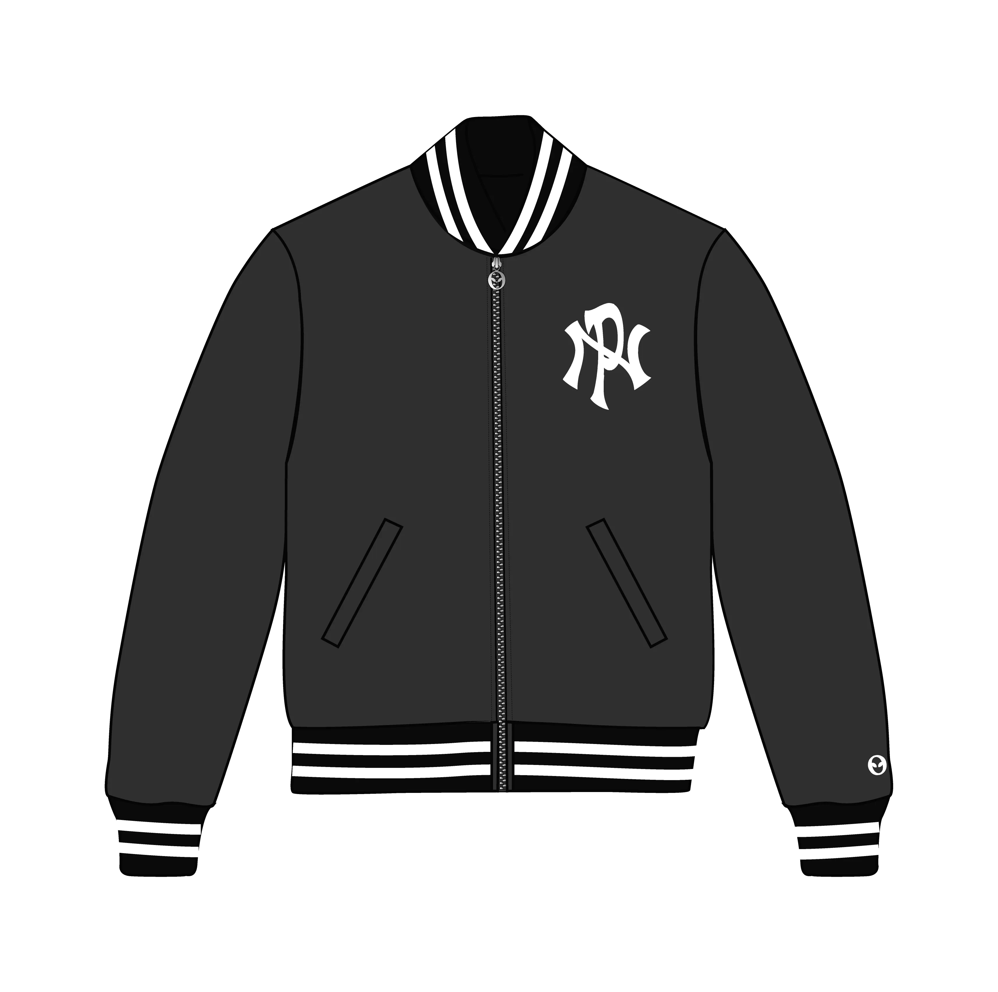 NYP Nylon Varsity Jacket
