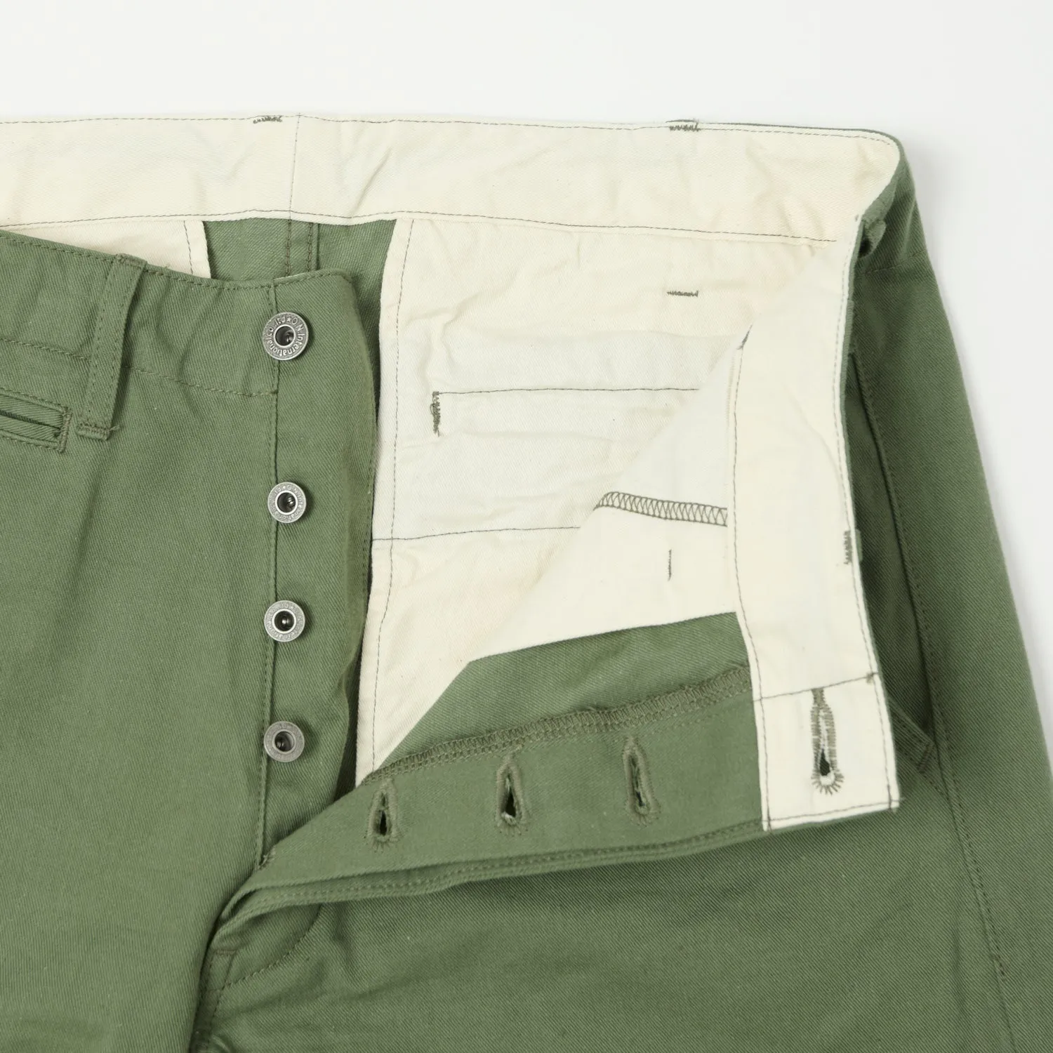 ONI 737-SVC-LOL 9.5oz Selvedge Chino - Light Olive