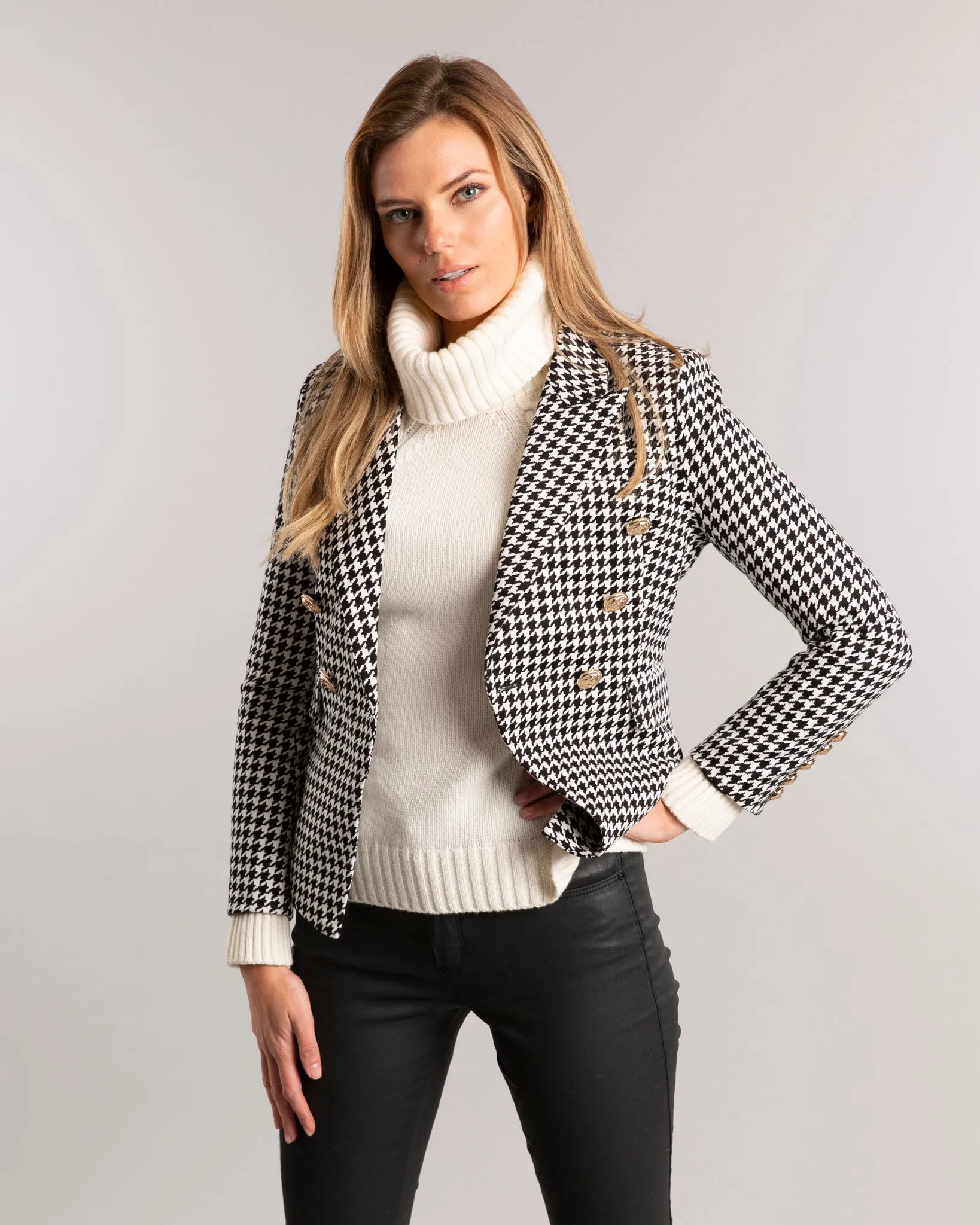 Oxford Double Breasted Blazer