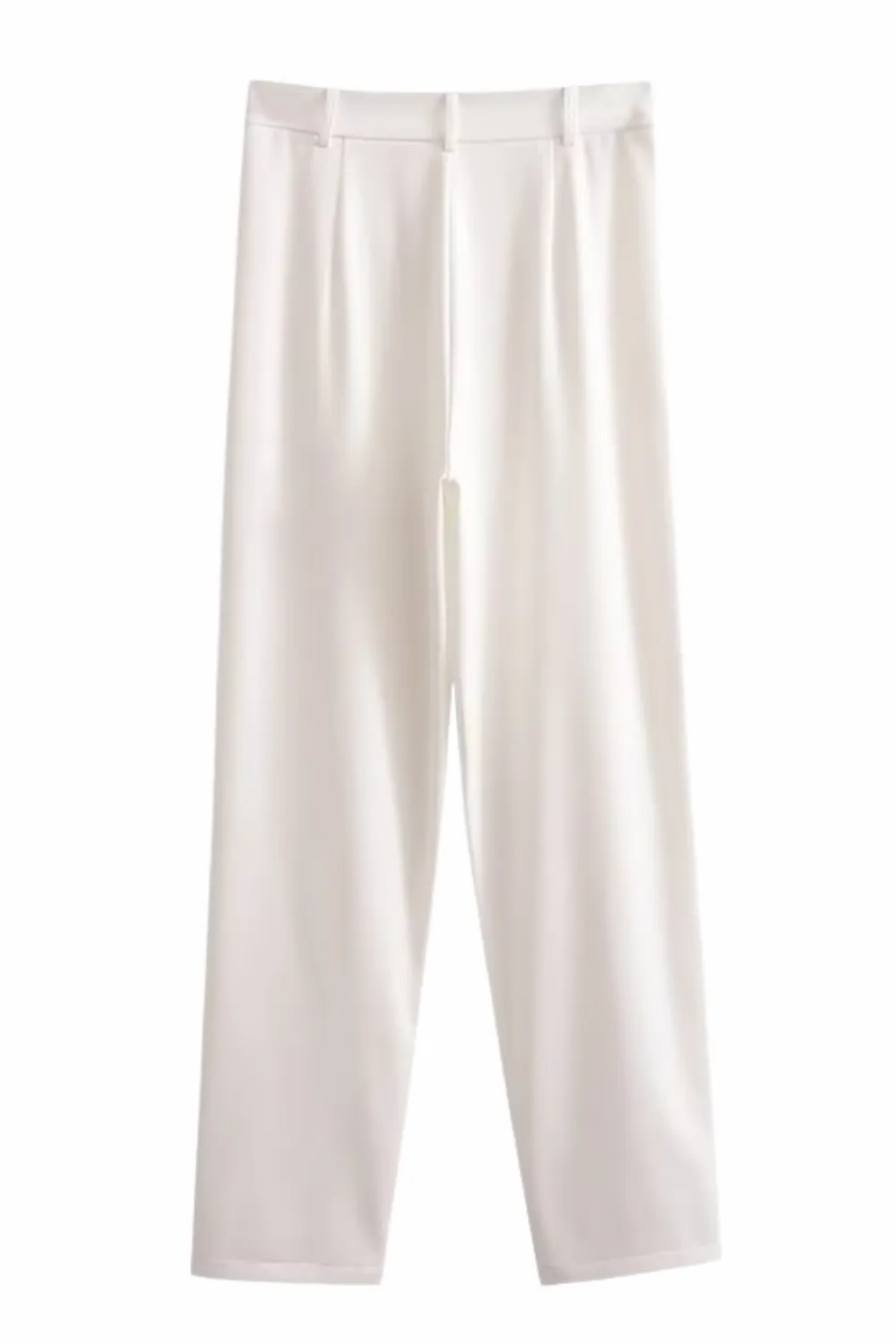 'Paige' High Waist Straight Trousers