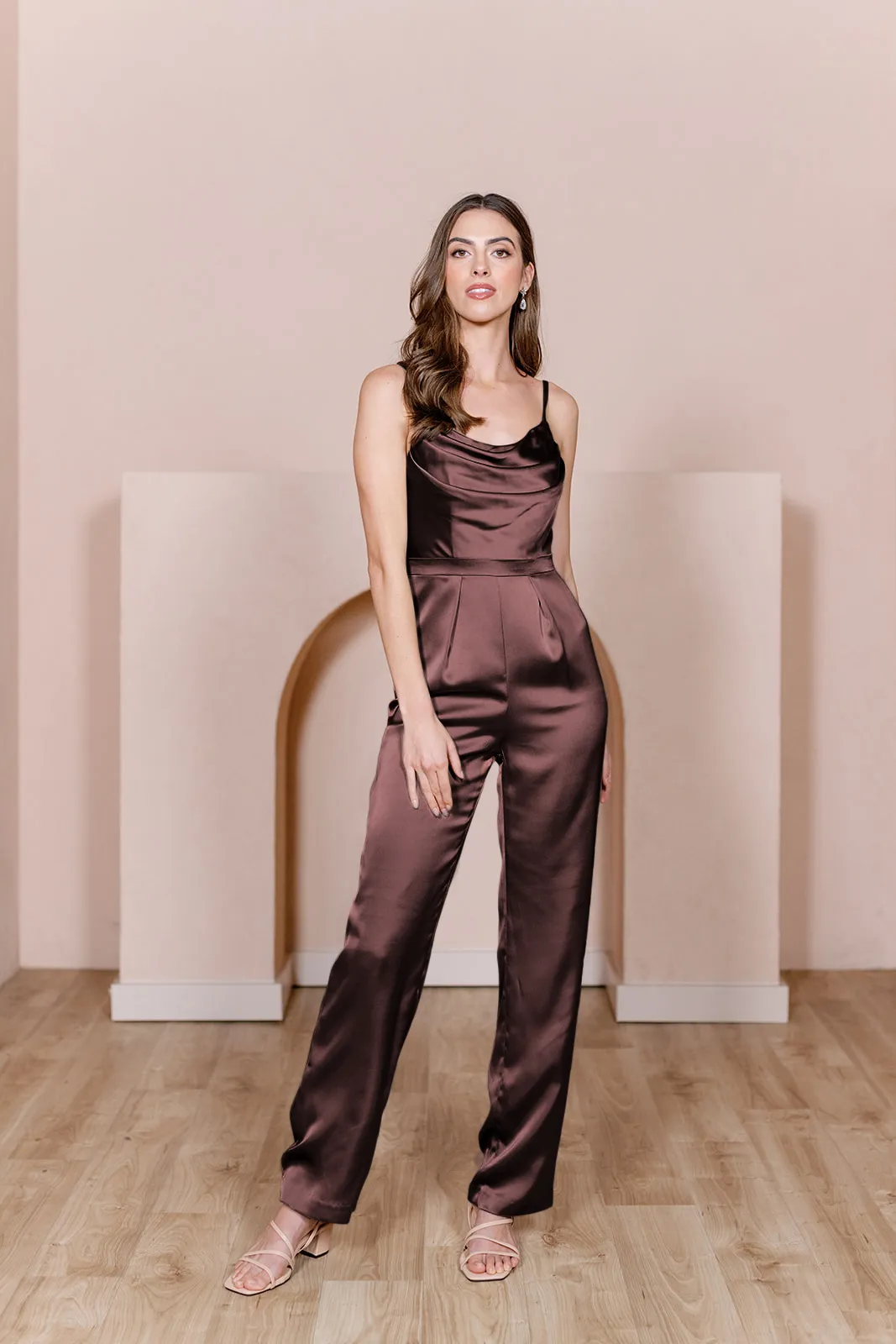 Parker Satin Jumpsuit | Made To Order