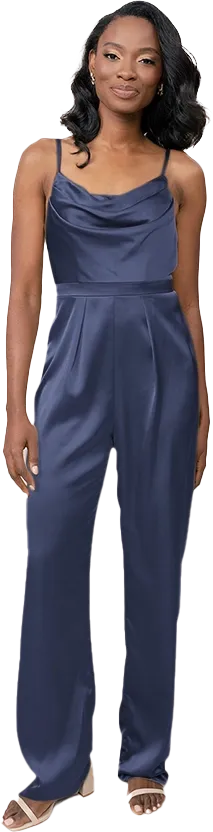 Parker Satin Jumpsuit | Made To Order