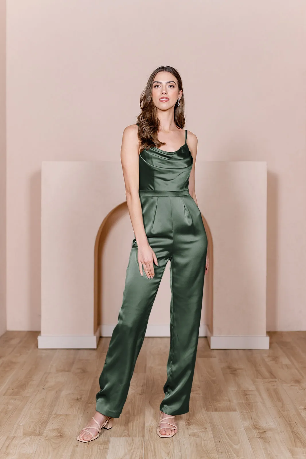 Parker Satin Jumpsuit | Made To Order