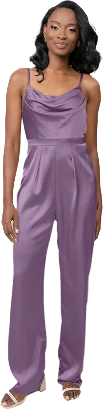 Parker Satin Jumpsuit | Made To Order