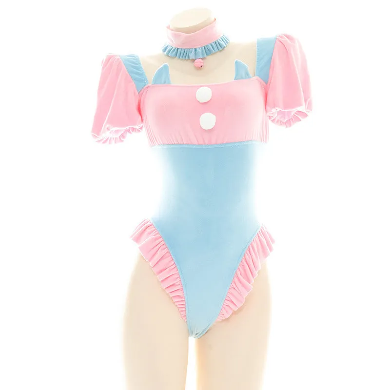 Pastel Bunny Ruffle Bodysuit
