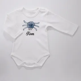 Personalised Baby Bodysuit - Spider