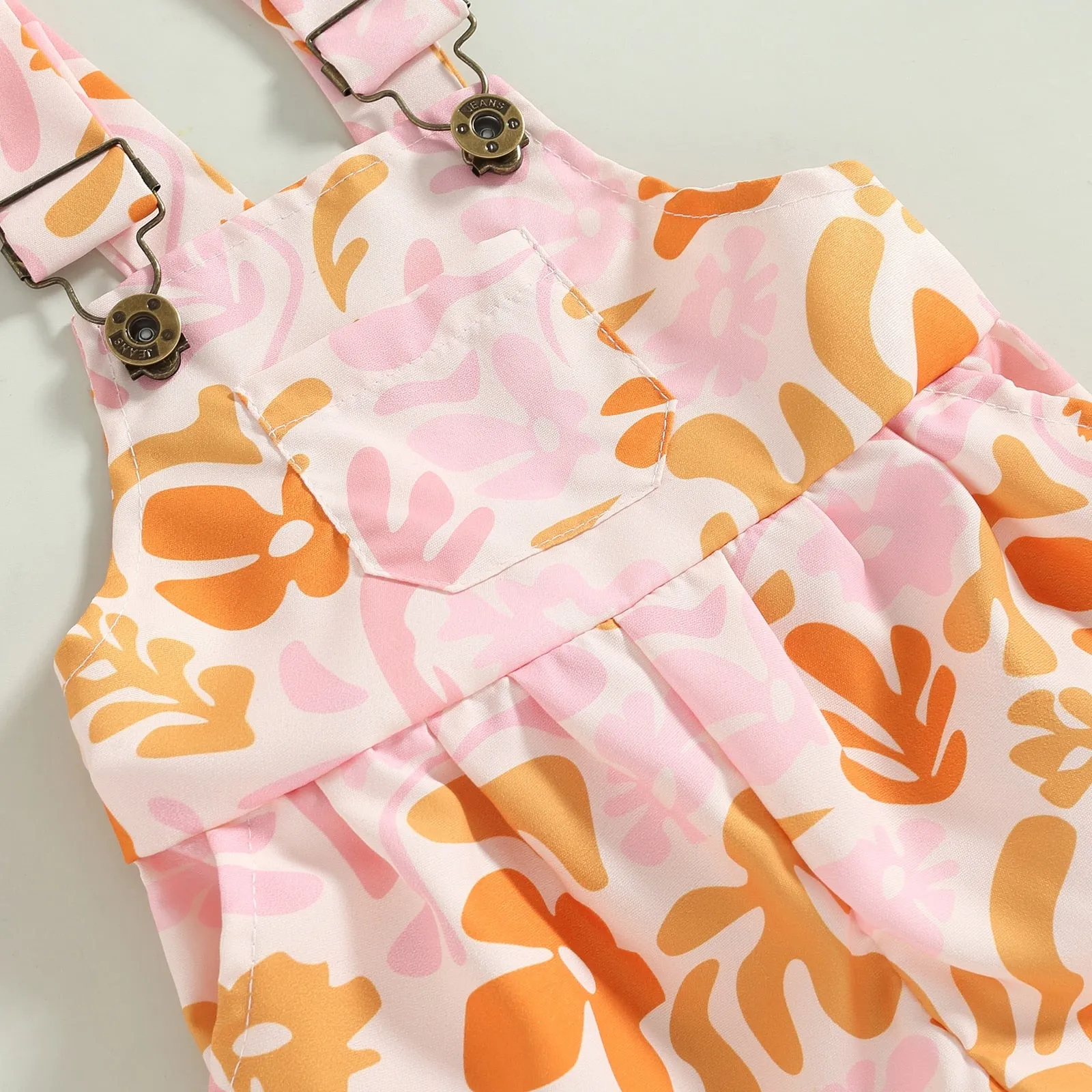 Pink Tropics Overall Set