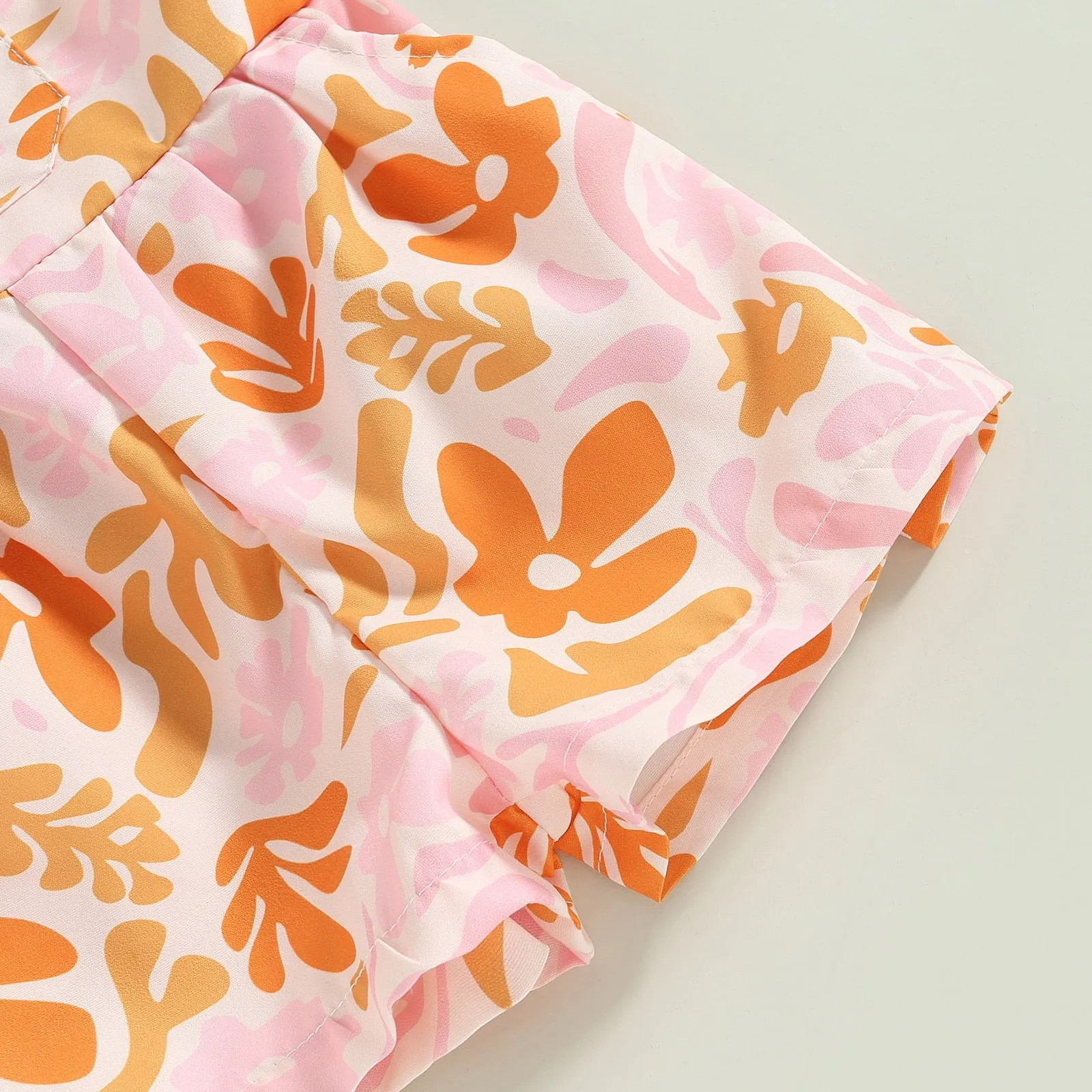 Pink Tropics Overall Set