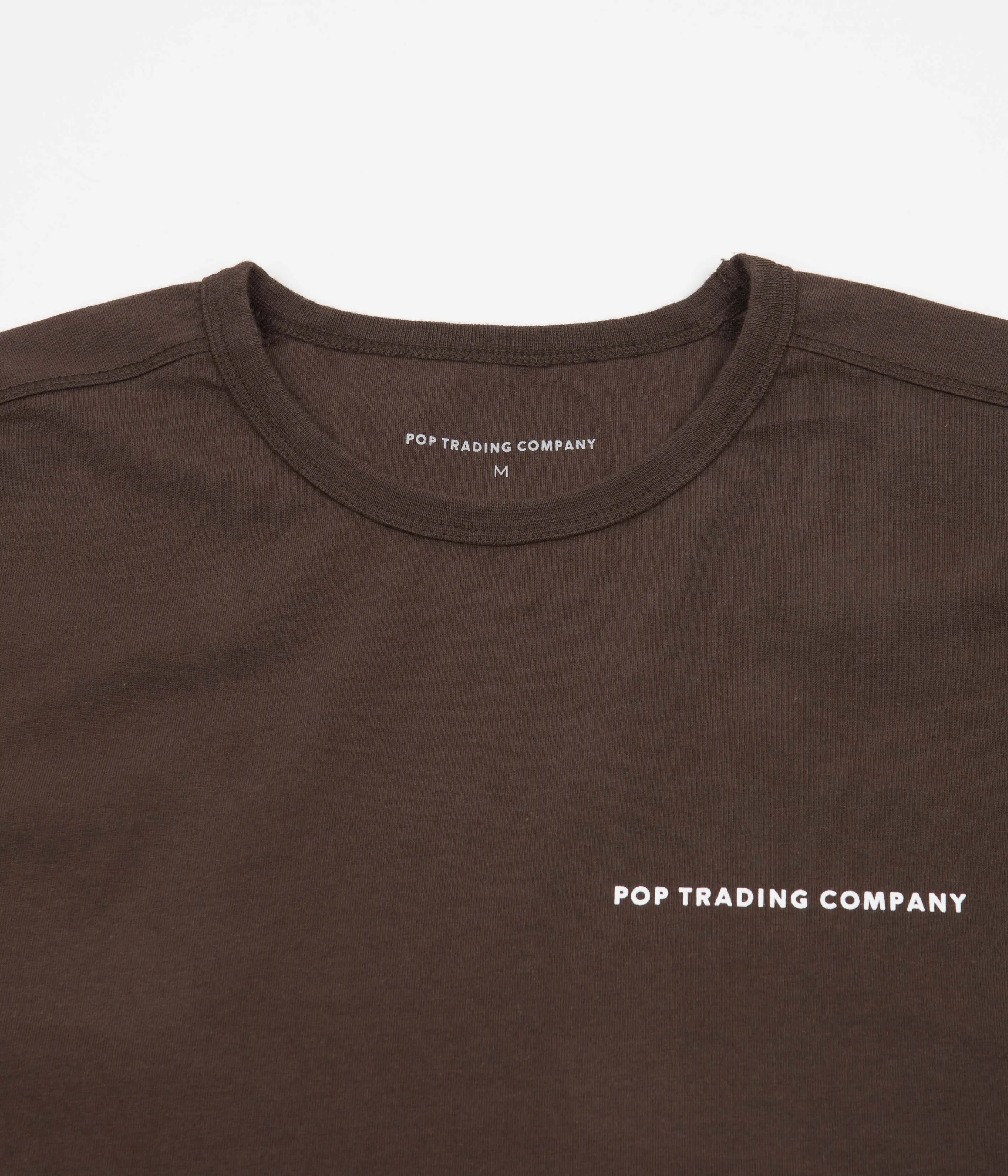 Pop Trading Company Logo Long Sleeve T-Shirt - Delicioso