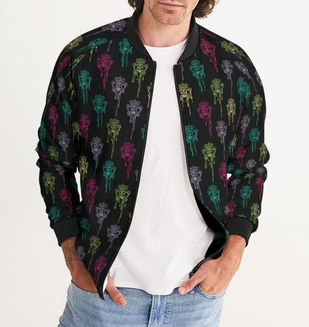 Punk Majesty Logo Drip Men's Bomber Jacket