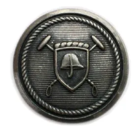 Ralph Lauren Polo Antique Silver Blazer Button (Made in USA by Waterbury)